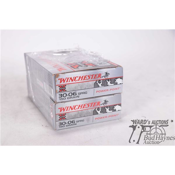 Two full 20 count boxes Winchester Super X .30-06 sprg 150 gr power point