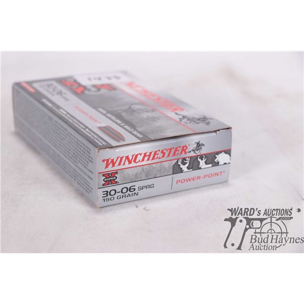 One full 20 count box Winchester Super X .30-06 sprg 150 gr power point