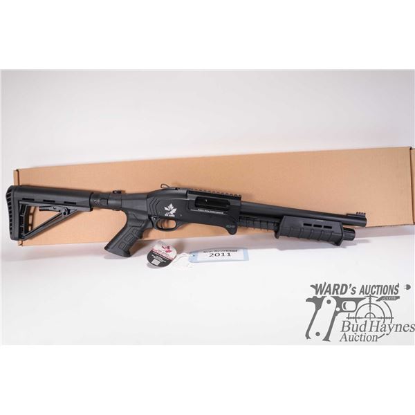Non-Restricted shotgun DM ARM model Tri-fold pump action, 12 ga. 3 " pump action, w/ bbl length 13" 