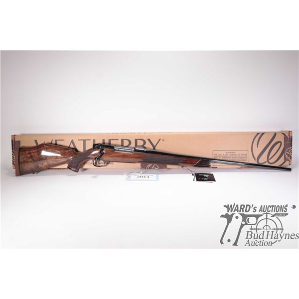 Non-Restricted rifle Weatherby model Mark V Deluxe, .270 Weatherby bolt action, w/ bbl length 26" [B