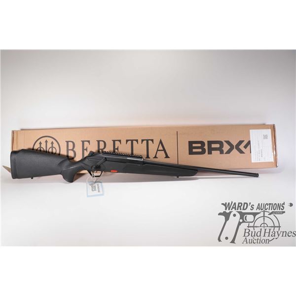 Non-Restricted rifle Beretta model BRX 1, .308 bolt action, w/ bbl length 22" [Satin black finish on