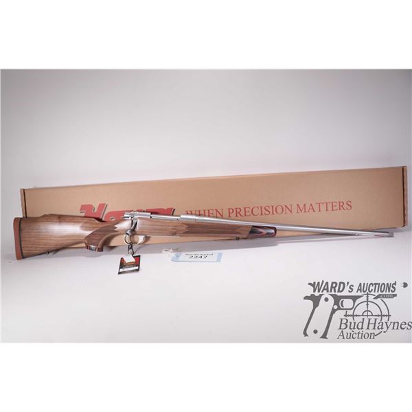 Non-Restricted rifle HAWA model M1500, 7mm REM MAG bolt action, w/ bbl length 24" [Satin stainless t