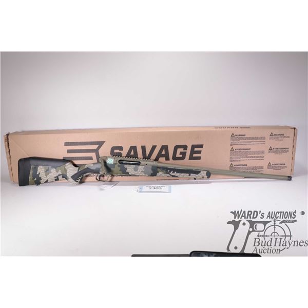 Non-Restricted rifle Savage model Impulse Big Game, 300 WSM bolt action, w/ bbl length 24" [Hazel gr