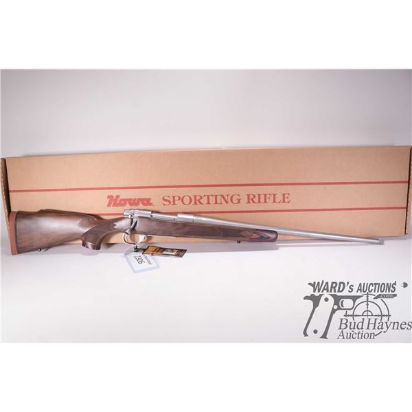 Non-Restricted rifle HAWA model M1500, .308 Win bolt action, w/ bbl length 22" [Satin stainless thre