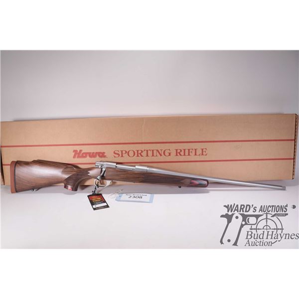Non-Restricted rifle HAWA model M1500, .308 WIN bolt action, w/ bbl length 22" [Satin stainless thre