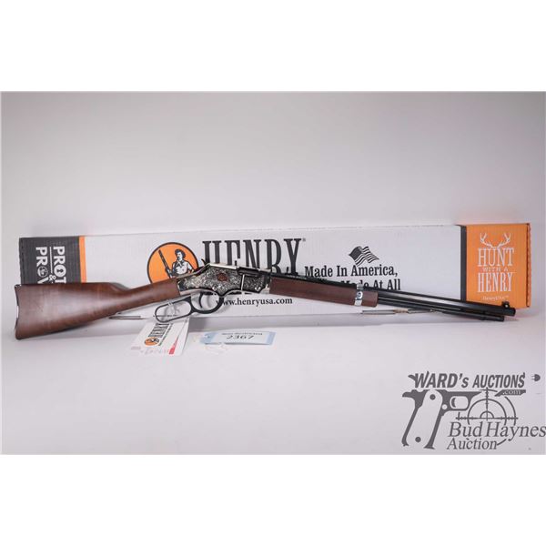 Non-Restricted rifle Henry model H004 American Beauty, 22 S, L & LR lever action, w/ bbl length 19 1