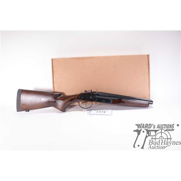 Non-Restricted shotgun Norinco model JW-2000 Coach Gun, 12 ga. 2 3/4" Two shot hinge break, w/ bbl l