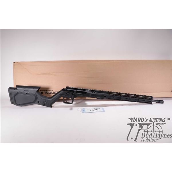 Non-Restricted rifle HERA model H6, .223 REM Five shot bolt action, w/ bbl length 19" [Blued threade