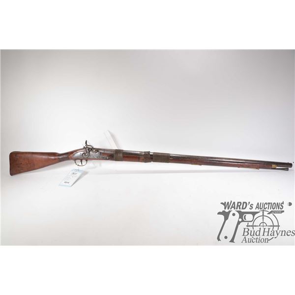 Antique rifle Barnett model Pattern 1853, .750 cal percussion single shot muzzle loading, w/ bbl len