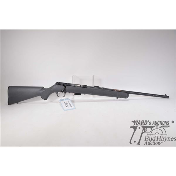 Non-Restricted rifle Stevens model 305, .22 WMR bolt action, w/ bbl length 20 1/2" [Blued finish. Fi