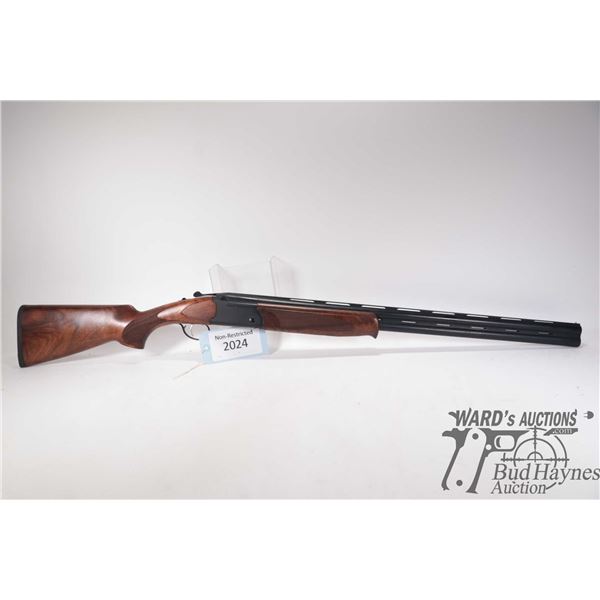Non-Restricted shotgun Stevens model 555, 12 ga. 2 3/4" & 3" Two shot hinge break, w/ bbl length 28"