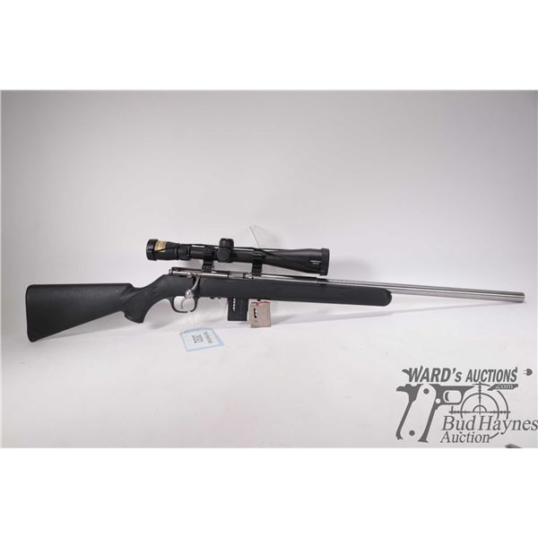 Non-Restricted rifle Savage model 93R 17, 17 HMR bolt action, w/ bbl length 21" [Stainless heavy bar