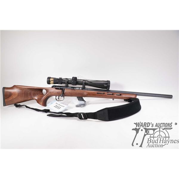 Non-Restricted rifle Savage model Mark II, 22 LR. bolt action, w/ bbl length 21" [Satin blued finish