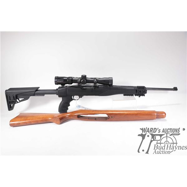 Non-Restricted rifle Ruger model 10/22, 22 LR ten shot semi automatic, w/ bbl length 18 1/2" [Blued 