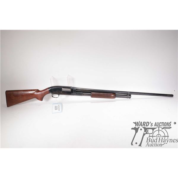 Non-Restricted shotgun Winchester model 12, 12 ga. 2 3/4" pump action, w/ bbl length 30" [Choked mar