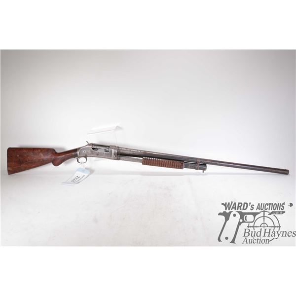 Non-Restricted shotgun Winchester model 1897, 12 ga. unknown chamber pump action, w/ bbl length 30" 