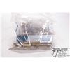 Image 1 : Selection of ammo including bag w/ 25 count .243 win factory and reloads, a 10 count box Federal 7.6