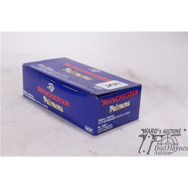 One full 1000 count box Winchester WSP small pistol primers