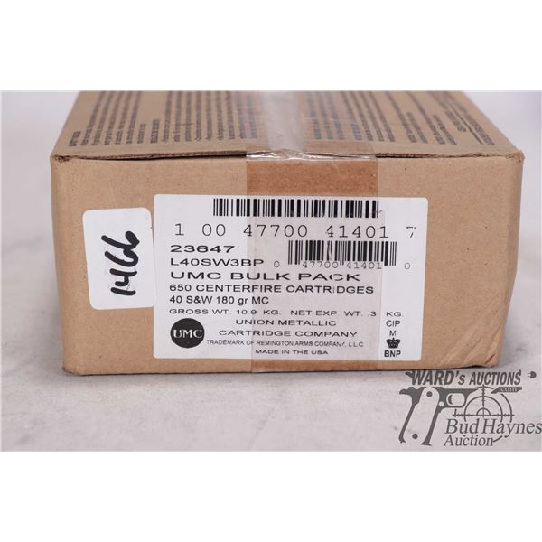 One full 650 count box of VMC .40 S&W 180 gr MC