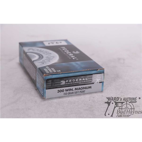 One full 20 count box of Federal Power-Shok 300 Win Mag, 150 gr. Soft-Point