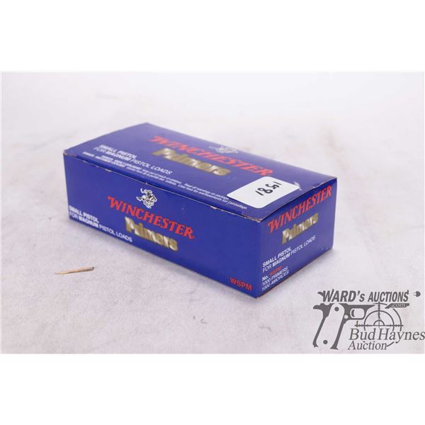 One full 1000 count box of Winchester small magnum pistol primers #WSPM