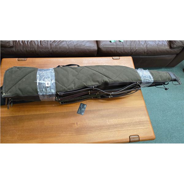 Five soft rifle cases ranging from 44" - 52"