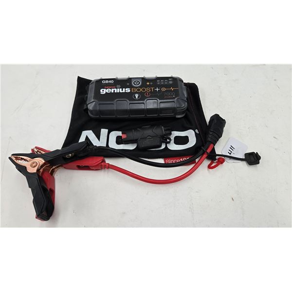Noco Genius Boost GB40 12V booster w/ battery cables and adapter
