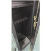 Image 2 : Homak 8 gun locker w/ shelf and dual locks. Measures 53" H x 19" W x 10" D