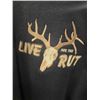 Image 3 : Live for the Rut leather Melton jacket by Scimac of Canada. Size XXL