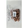 Image 1 : Two bags of 9mm bullets including an 83 count jacketed hollow point and a 140 count jacketed round n