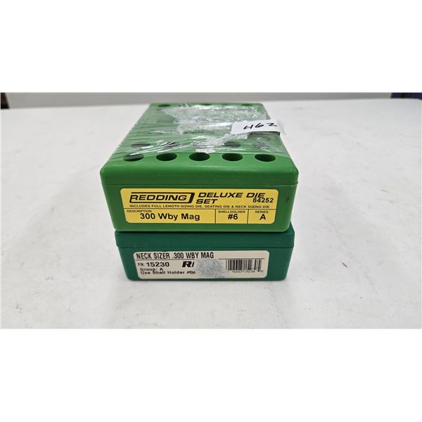 Redding Deluxe die set 300 WBY Mag and an RCBS neck sizer 300 WBY Mag