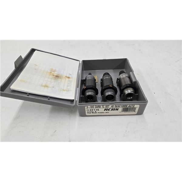 RCBS 3 die Carb TC set .40 S&W/ 10mm auto