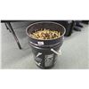 Image 1 : Five gallo pail of assorted rifle brass including .223, .308. 7.62, 30-06