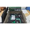 Image 1 : Fitted case with RCBS Uniflow powder measure, stand and a RCBS mechanical scale