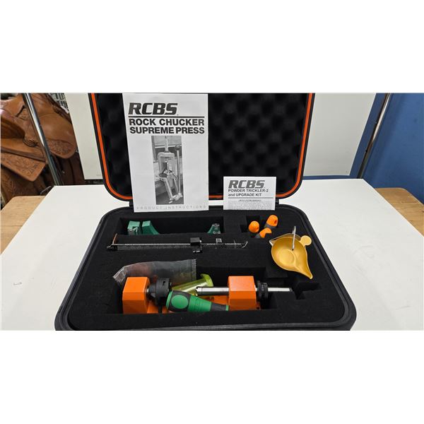 Tactix fitted box with RCBS powder trickler-2 and an upgrade kit plus a RCBS 5.0.5 scale