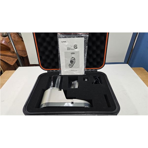 Tactix fitted box with Lyman Gen 6 touch screen powder system