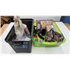 Image 1 : Selection of gun miscellaneous including ammo box with spend shot shells and a bag of 7 1/2 shot, No