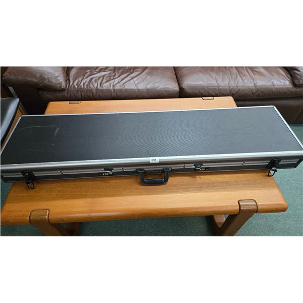 Winchester hard rifle case measuring 51" X 13" X 4", note: locking clips cut off