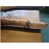 Image 4 : Two leather gun cases including one tooled leather and one suede