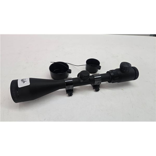 Bushnell 71-39591 3-9X50 scope with rings and lens caps