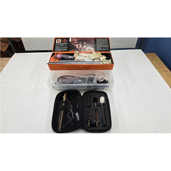 Eight cable locks and two trigger locks plus two cleaning kits and a bore sighter
