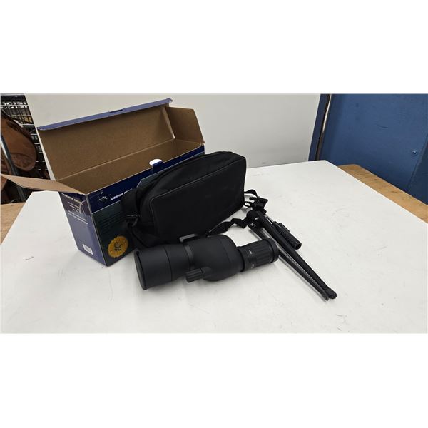 New in box Scorpion Optics 12-36X50 spotting scope