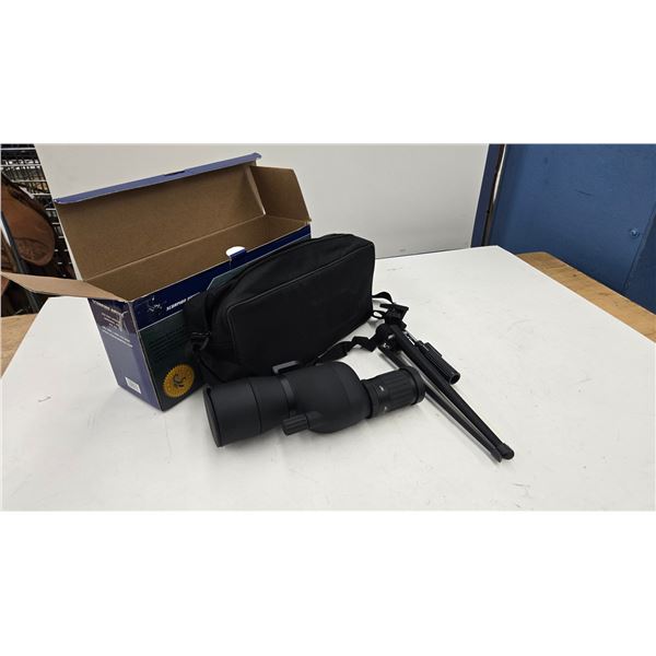 New in box Scorpion Optics 12-36X50 spotting scope
