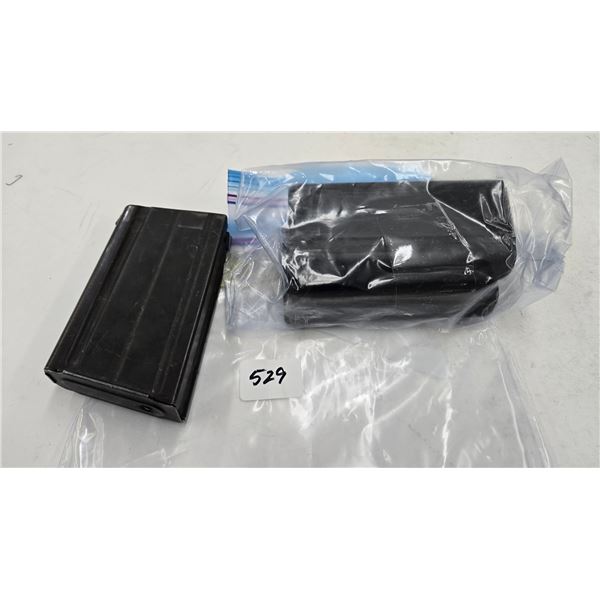 Three FN FAL standard pattern pinned 20 round magazines