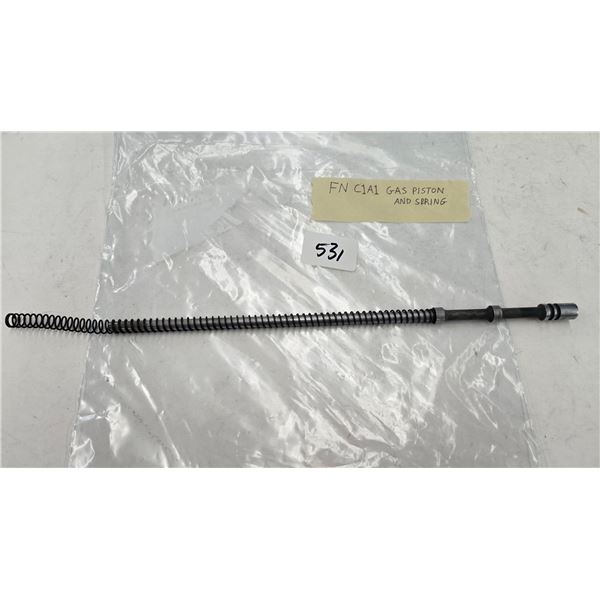 FN CIAI gas piston and spring assembly