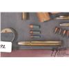 Image 10 : Antique Eley ammunition display of shot shells, rifle ammo and hand gun ammo, in shadowbox display i