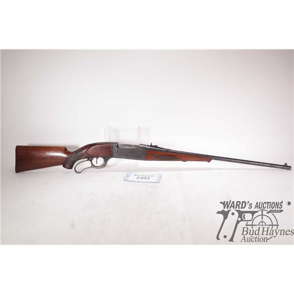 Non-Restricted rifle Savage model 1899 Take-down, 250-3000 Savage lever action, w/ bbl length 22" [B