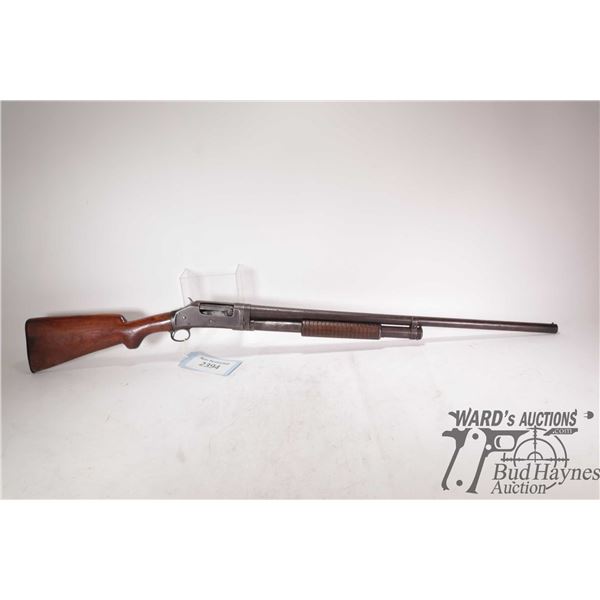 Non-Restricted shotgun Winchester model 1897, 12 ga. unknown chamber pump action, w/ bbl length 28 1