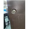 Image 3 : Heavy gauge metal gun locker 55"h x 21"w x10"d NOTE: Locks have been drilled
