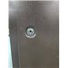 Image 4 : Heavy gauge metal gun locker 55"h x 21"w x10"d NOTE: Locks have been drilled